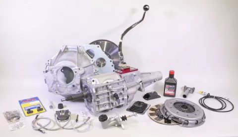 Package, Flathead Ford 40-48 Car 59A engine w/Clevis housing cross shaft.